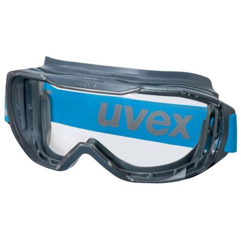 uvex megasonic 9320415 Occhiali a mascherina Grigio, Blu