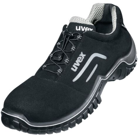 Uvex Motion Style Arbeitsschuhe - Sicherheitsschuhe S2 SRC ESD - Schwarz: 43