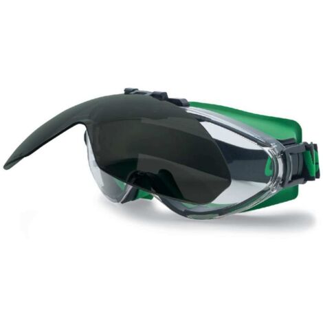Uvex Occhiali protettivi per la saldatura (5) ultrasonic flip-up,Nero/Verde,Unica