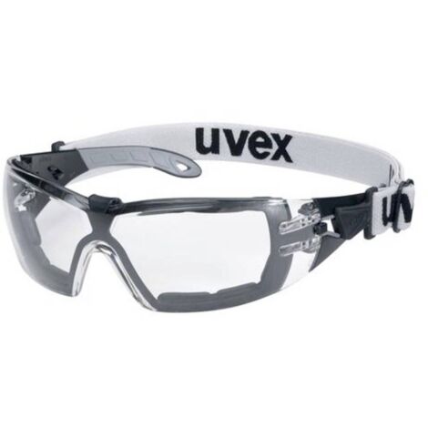 uvex pheos 9192680 Occhiali di protezione incl. Protezione raggi UV Grigio, Nero EN 166, EN 170 DIN 166, DIN 170
