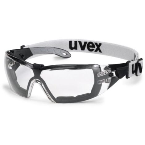 uvex pheos 9192680 Schutzbrille inkl. UV-Schutz Grau, Schwarz EN 166, EN 170 DIN 166, DIN 170