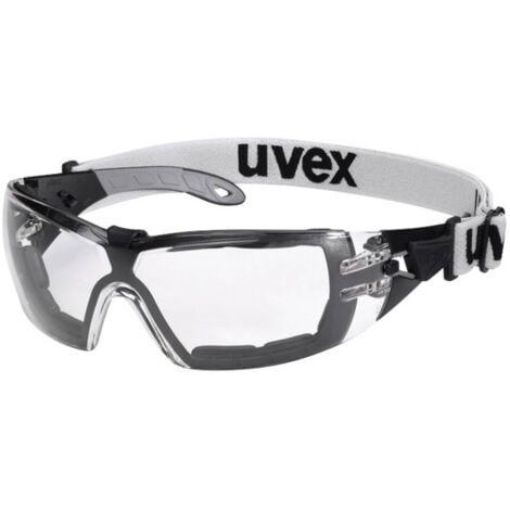 uvex pheos guard 9192180 Occhiali di protezione Nero, Grigio