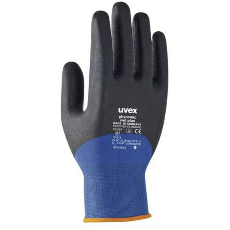 Uvex - phynomic wet plus 6006107 Guanto da lavoro Taglia (Guanti): 7 en 388 1 Paio/a