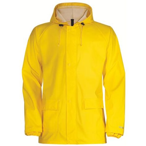 Uvex Protection Gelbe Regenjacke - Wasserdichte Jacke aus PU: 3XL