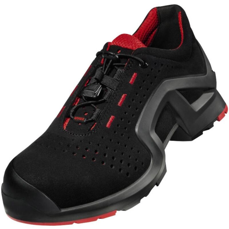 Uvex - Chaussure de sécurité 1 S1P src esd 85192 - 41 (eu) - Noir / rouge