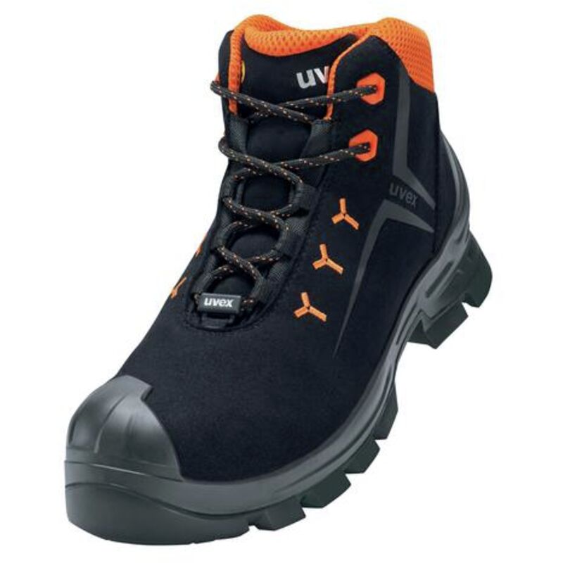 2 macsole® 6529244 antistatique (esd) Chaussures montantes de sécurité S3 Pointure (eu): 44 noir, rouge 1 paire(s) Q300402 - Uvex