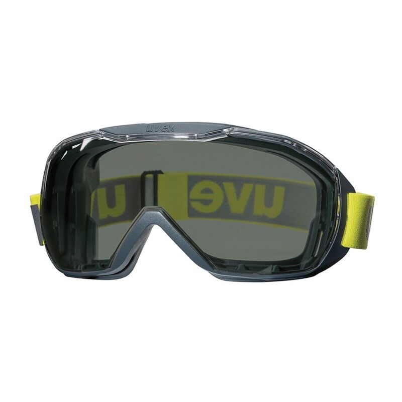 Safety Goggles, Anthracite/Lime, Grey Lens - Uvex