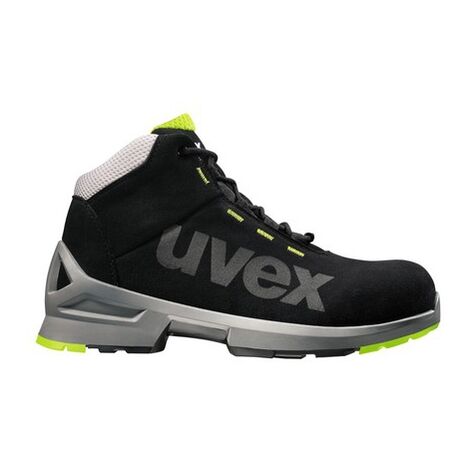 Uvex Schnürstiefel schwarz/gelb uvex 1, S2, EU-Schuhgröße: 40