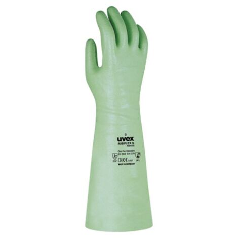 uvex Schutzhandschuh rubiflex S NB40S grün Gr. 11