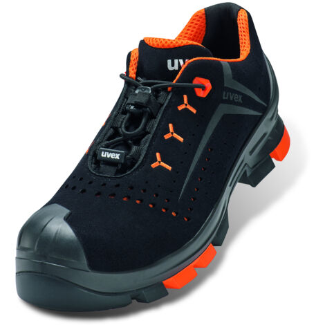 Uvex Sicherheitshalbschuhe S1P SRC uvex 2 aus Mikrovelours, uvex xenova Kunststoffkappe, Weite 11, Größe 37