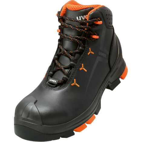 Uvex Sicherheitsstiefel S3 HI, HRO SRC uvex 2 MACSOLE aus Leder, uvex xenova Kunststoffkappe, Weite 14, Größe 43