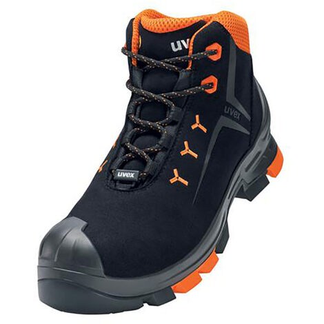 Uvex Sicherheitsstiefel S3 SRC uvex 2 aus Mikrovelours, uvex xenova Kunststoffkappe, Weite 14, Größe 43
