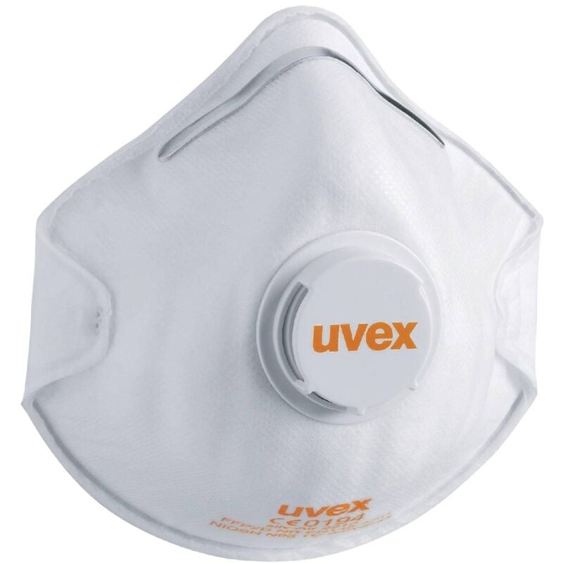 Uvex - silv-air classic 2210 8762210 Masque anti poussières fines avec soupape FFP2 d 15 pc(s)