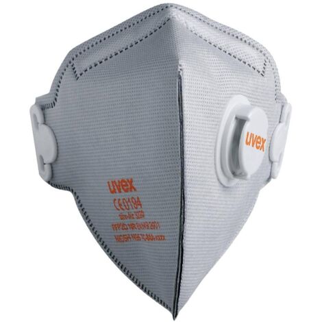 uvex silv-Air classic 3220 8763220 Masque anti poussières fines avec valve FFP2 15 pc(s) EN 149:2001 DIN 149:2001