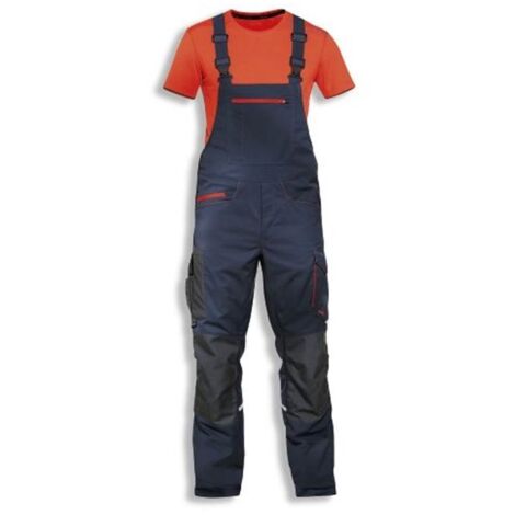 Uvex Suxxeed 8898 Herren-Arbeitshose - Blaue Männer-Latzhose: 56