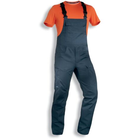 Uvex Suxxeed Basic 7452 Herren-Arbeitshose - Blaue Männer-Latzhose: 90