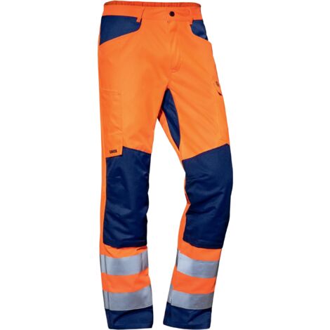 Uvex Suxxeed Construction - Orange Herren-Arbeitshose - Warnschutz: 46