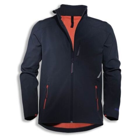 Uvex Suxxeed Herren-Arbeitsjacke - Dunkelblaue Männer-Softshelljacke - Sehr Atmungsaktiv: XL