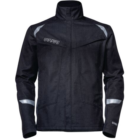 Uvex Suxxeed Multifunction Herren-Arbeitsjacke - Schwarze Männer-Schutzjacke: 5XL