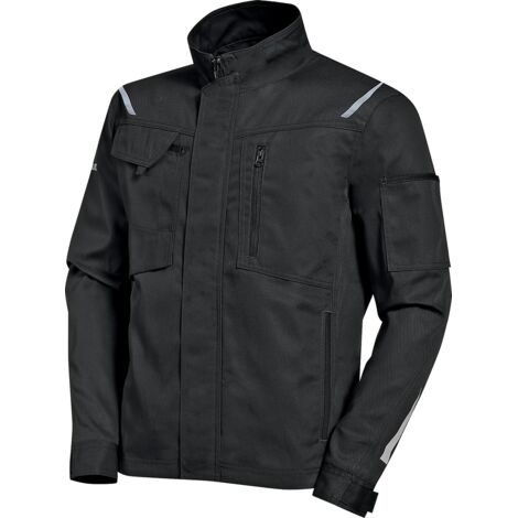 Uvex Synexxo Herren-Arbeitsjacke - Schwarze Männer-Bundjacke - Sportlicher Schnitt & Viele Taschen: S