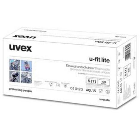 Uvex u-fit lite 6059708 100 pc(s) Gants à usage unique Taille: M EN 374