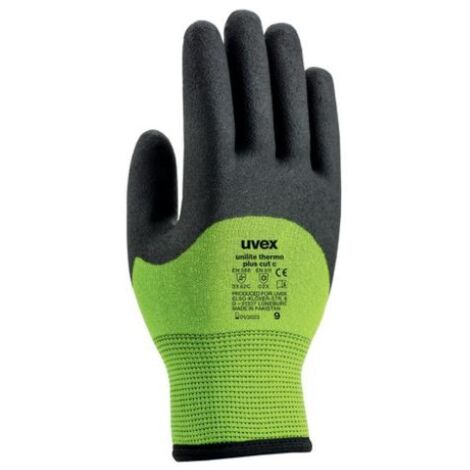 Uvex Unilite Thermo Plus Cut C 60591 Winterschutzhandschuhe - 11 (XXL) - Negro /Verde