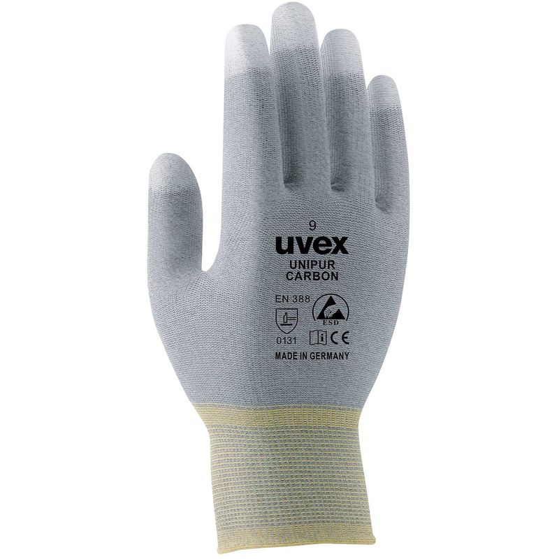 Handschutz nylon-strick-hs,unipur CARBON,GR.8 6055608 - Uvex