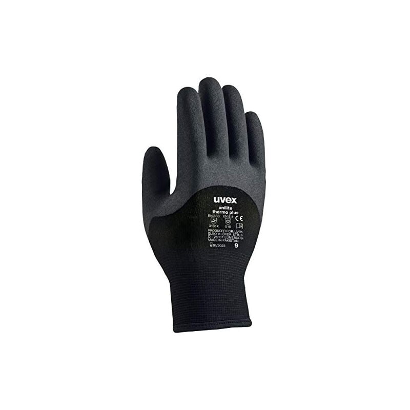 Uvex Unitlite Thermo Plus Gants De Protection - 1 Paire De Gants De Travail Contre Le Froid 07/s 6059237