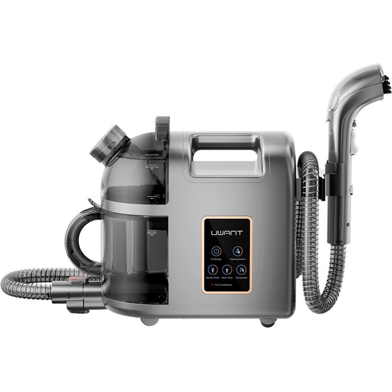 B200 grey hoover de washing pour le nettoyage de tapis, canapés, tissus d'ameublement, 1900w, 12000 pa, tank de 1500ml - Uwant