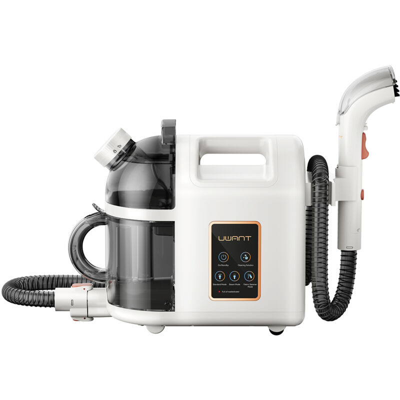 Aspirateur-laveur de poussière B200 appareil de nettoyage de tissus d'ameublement avec nettoyage à la vapeur, récurage et aspiration, 1900W, pour