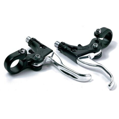 V-Brake coppia di leve freni in acciaio finitura lucida bici