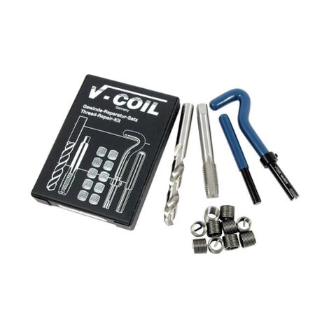 V-Coil Helicoil Style Thread Repair Wire Insert Kit M6 x 1.0