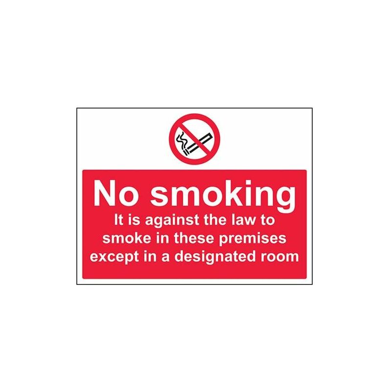 vsafety 57016 ax-r designati Smoking Area/Cartello divieto Freccia a