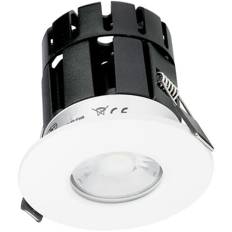 V-TAC 10 W 3-in-1 feuerbeständiger runder COB-LED-Einbaustrahler mit Bluetooth, IP65, dimmbar