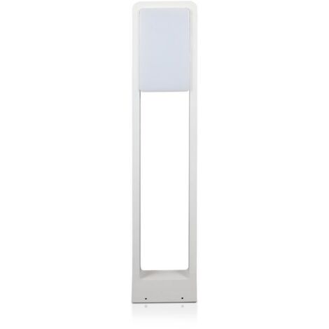 V-TAC 10W LED Pollerleuchte Samsung Chip Weiß Gehäuse Warmweiß IP65