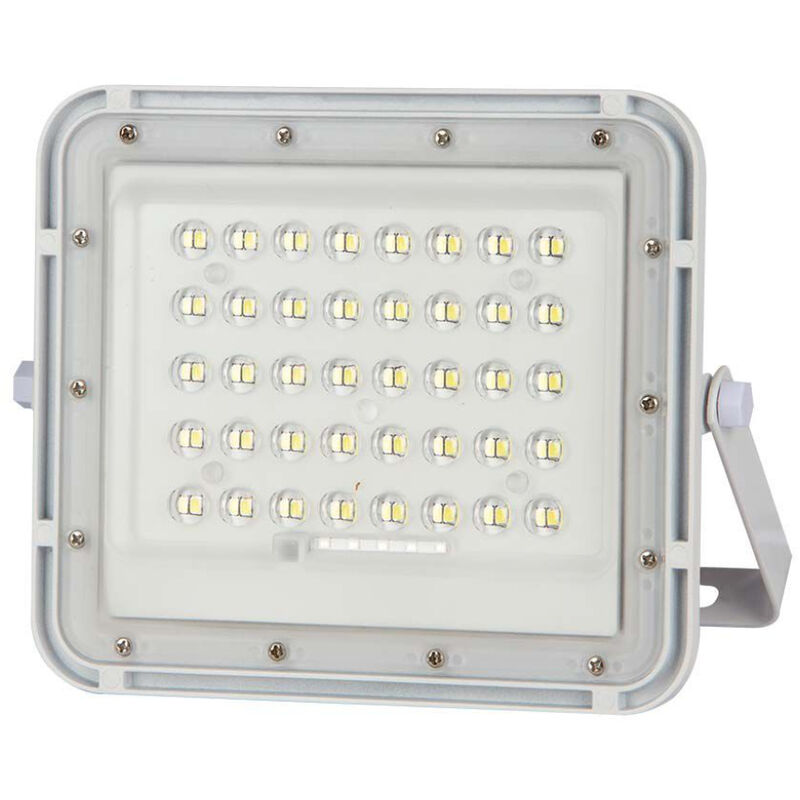 Faro led 10W 4000K con pannello solare e