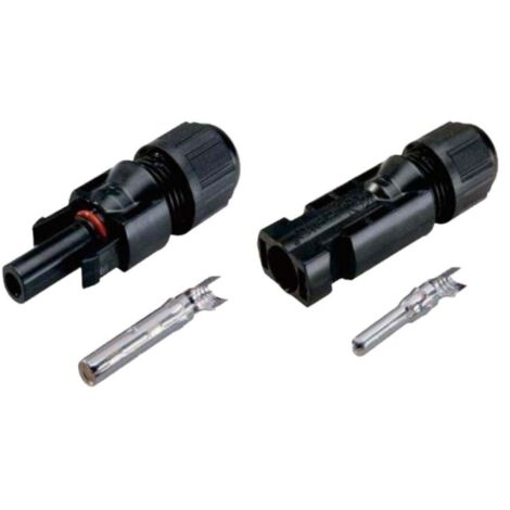 V-TAC 11413 Paar MC4-Solar-Photovoltaik-Steckverbinder (männlich/weiblich) IP68-Packung mit 100 Paar (200 Stück)