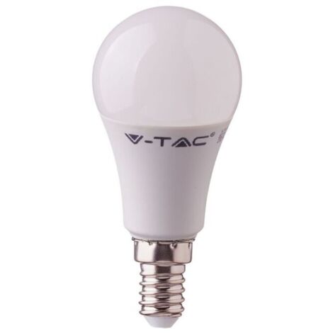 V-tac 116 lampadina led bulbo A58 9W luce bianco ghiaccio 6400K E14 806lm Chip by Samsung
