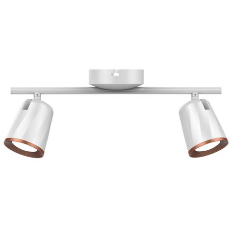 V-TAC 12W LED-Doppelwandstrahler mit verstellbarem Kopf, Weiß, Warmweiß, IP20