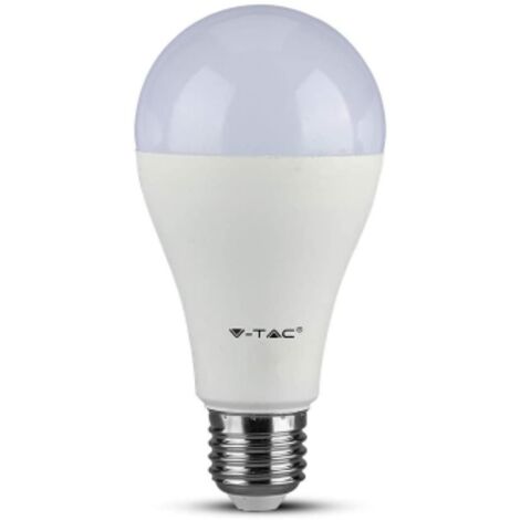V-tac 164 lampadina led bulbo sfera E27 17W 1521lm 6400k A65 bianco freddo by Chip Samsung
