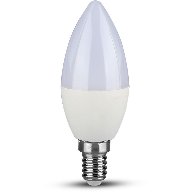 V-TAC VT173 LED Candle Light E14 Base Bulbs Samsung Chip White C37 6400K 5.5W