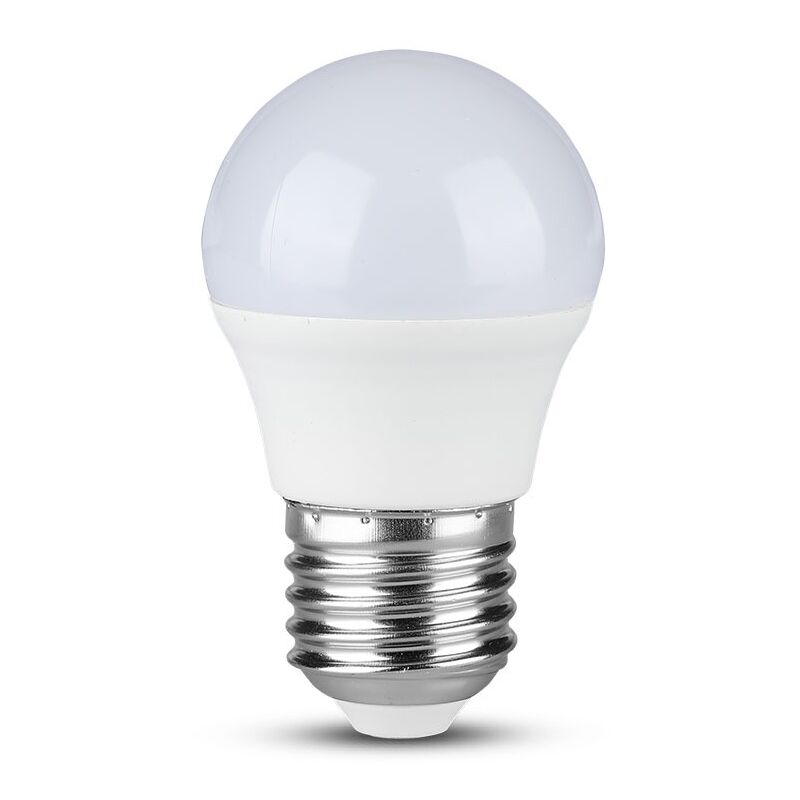 V-tac - VT176 LED Light G45 Plastic Bulbs E27 Base Samsung Chip White 6400K 5.5W