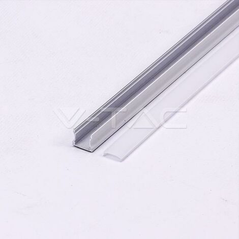 4 Pezzi V-TAC Profilo in Alluminio Angolare Nero per Strip LED 2 METRI