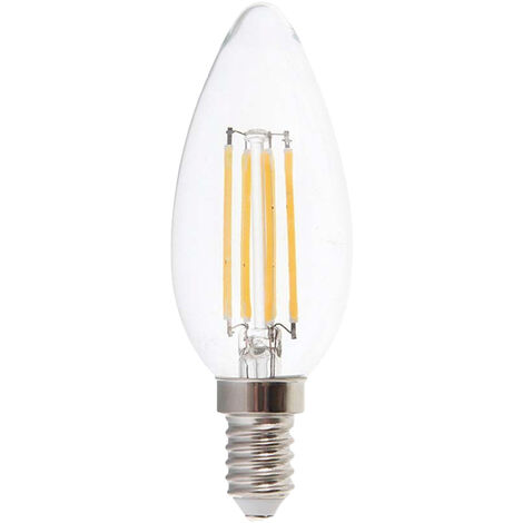 V-TAC 217423 LED EEK F (A - G) E14 Kerzenform 6.00 W Warmweiß (Ø x H) 35 mm x 98 mm  1 St.