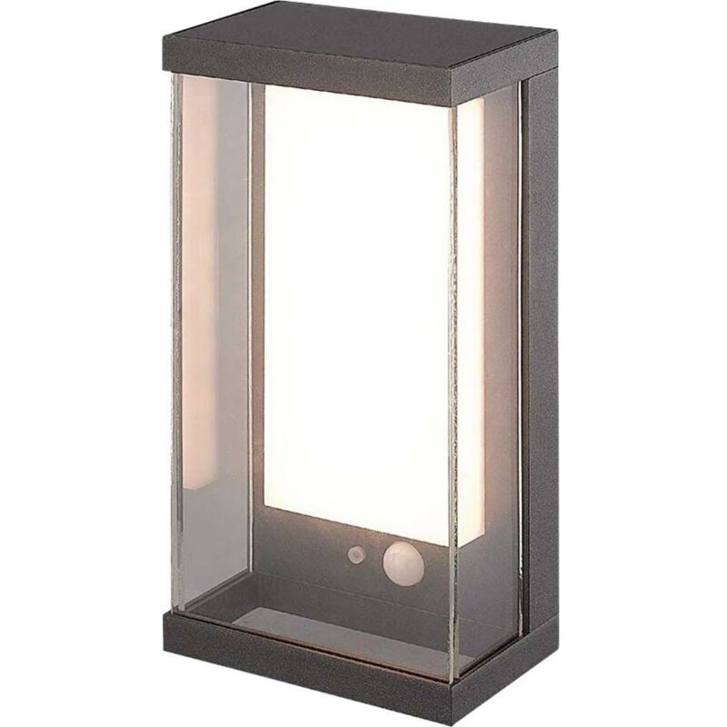 23033 VT-1193 Applique solaire extérieure avec détecteur de mouvement led 1 w gris - V-tac