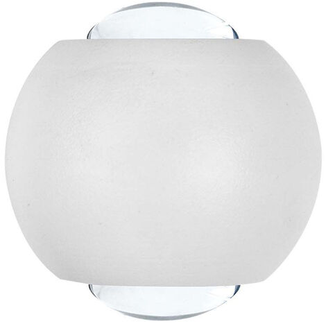 V-TAC 2W Sphärische LED Wandleuchte Doppelstrahl Weiß Warmweiß IP54