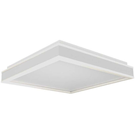 V-TAC 38W quadratische LED-Deckenleuchte, Weiß, Naturweiß