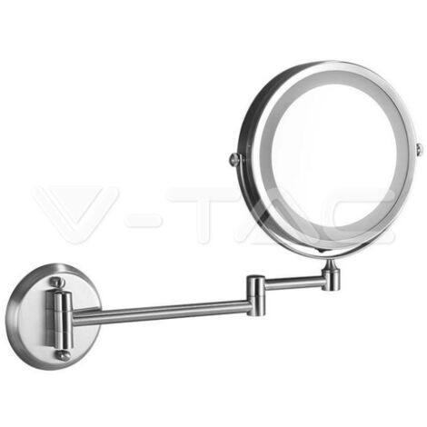 V-tac 3w 6400k 6400k gris led espejo de pared vt-7571 - 6628