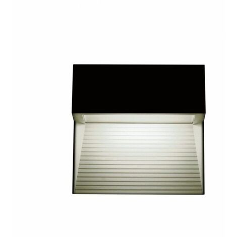 V-TAC 3W quadratische LED-Stufenleuchte, Deckenmontage, Schwarz, Naturweiß, IP65