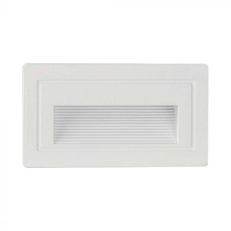 V-TAC 3W rechteckige LED-Stufenleuchte Einbaustrahler Warmweiß IP20